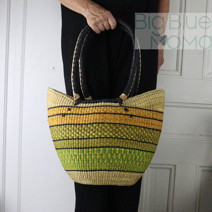 Big Blue Moma Shoulder Shopper - Traditional Palette