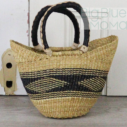Big Blue Moma U Shopper Small - Natural Palette