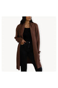 Pokoloko Mia alpaca sweater in Blushing Brown with relaxed draped silhouette