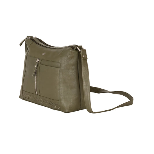 Greenwood Leather Elegant Leather Crossbody Bag Tressa