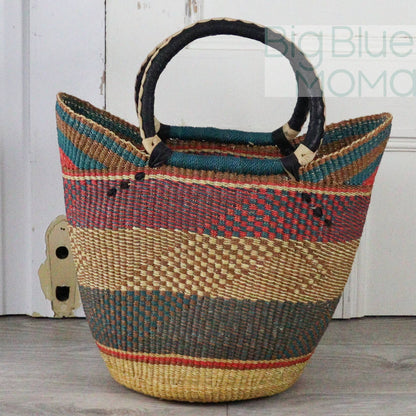 Big Blue Moma U Shopper Large - Traditional Palette