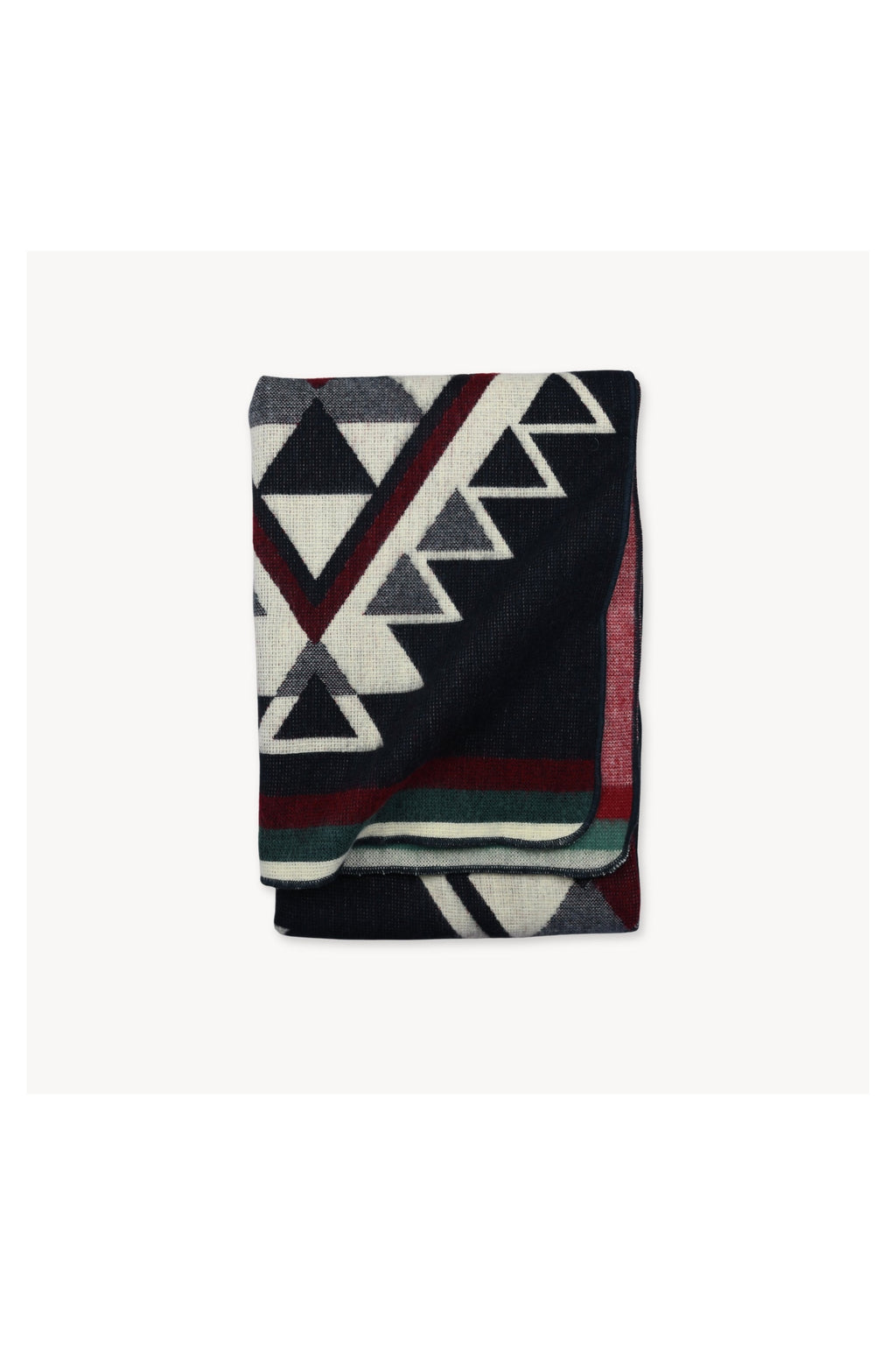 Pokoloko Southwest throw blanket in Merida with reversible geometric pattern