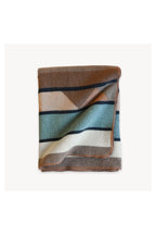 Pokoloko Southwest throw blanket in River Valley with reversible geometric pattern