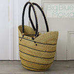Big Blue Moma Shoulder Shopper - Natural Palette