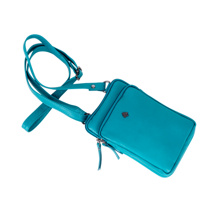 Greenwood Oslo Compact Crossbody : Turquoise