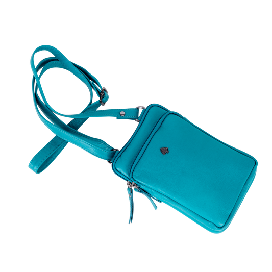 Greenwood Oslo Compact Crossbody : Turquoise