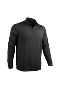 2UNDR Cordero quarter zip long sleeve pullover Black