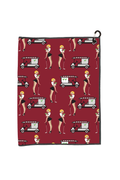 2UNDR microfiber golf towel in Anita Margarita print