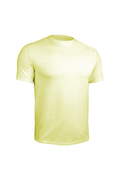 2UNDR Luxury Crew Tee in Heathered Yellow