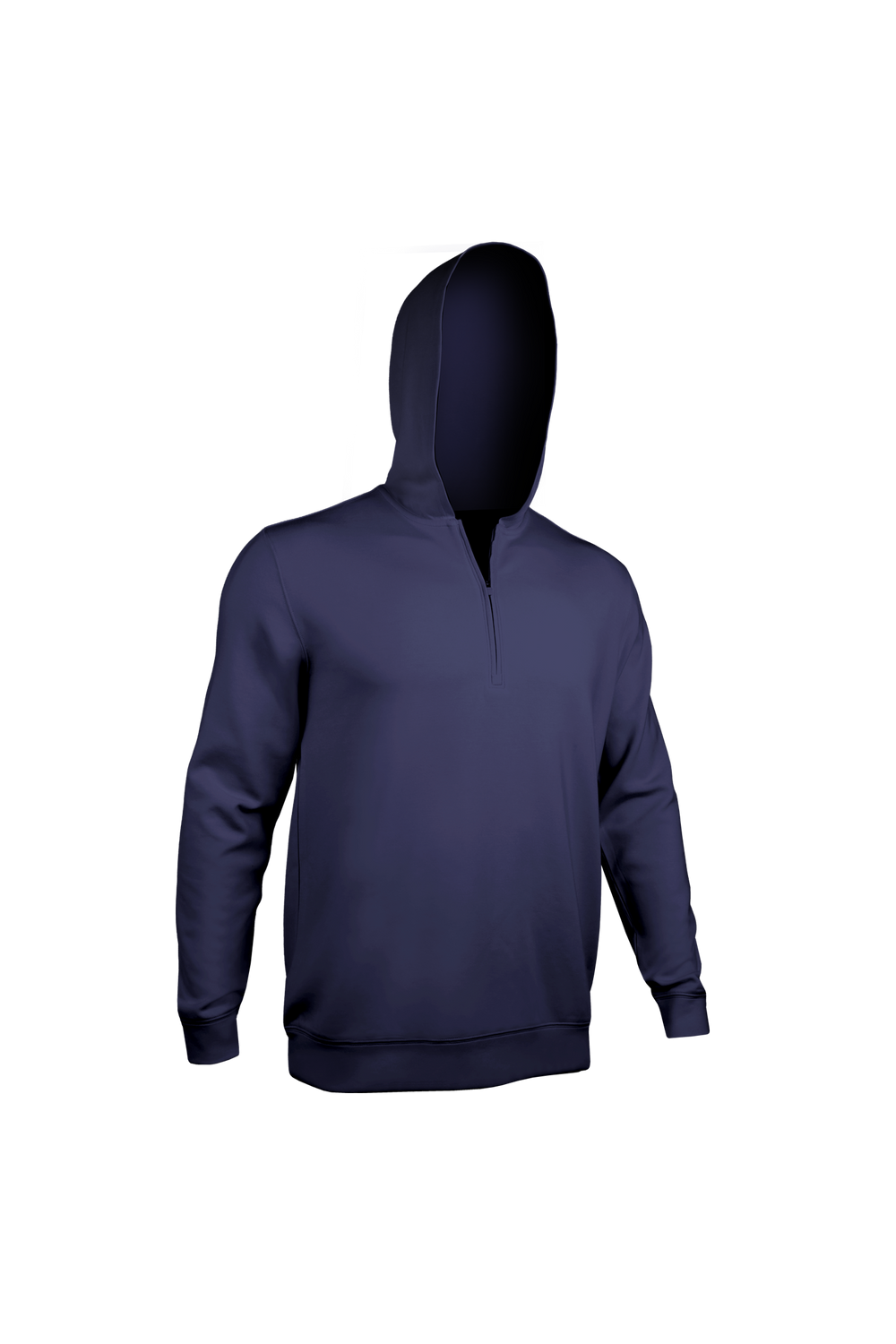 2UNDR Ruxton Quarter-Zip Hoodie in Navy