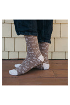 Pokoloko Breast Cancer Awareness Pima crew sock two-pack with body-positive pattern