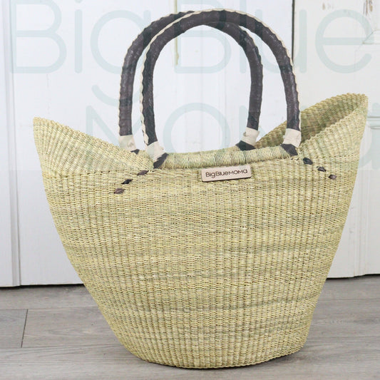 Big Blue Moma Bolga Basket - Large U Shopper - Supernatural