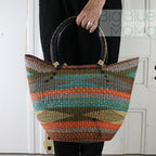 Big Blue Moma U Shopper Large - Traditional Palette