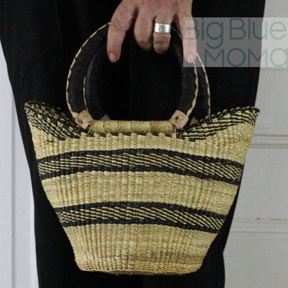 Big Blue Moma U Shopper Small - Natural Palette