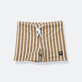 KidORCA Stripe Khaki Kids Boardie Swim Shorts, additional product photograph 2