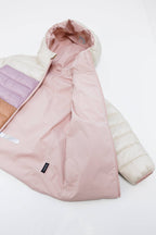 KidORCA Porteau Reversible Waterproof Puffer Jacket - Dusty Rose, additional product photograph 11