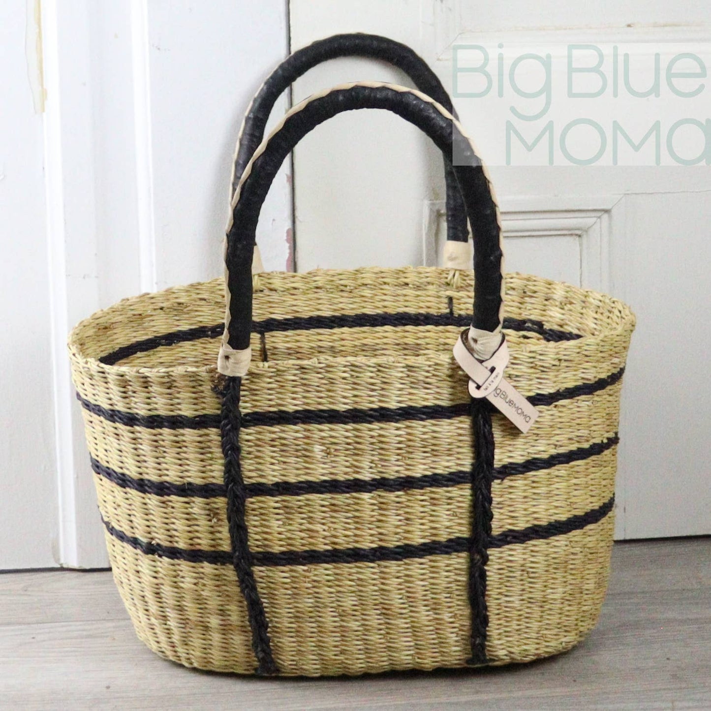 Big Blue Moma Braided Shopper