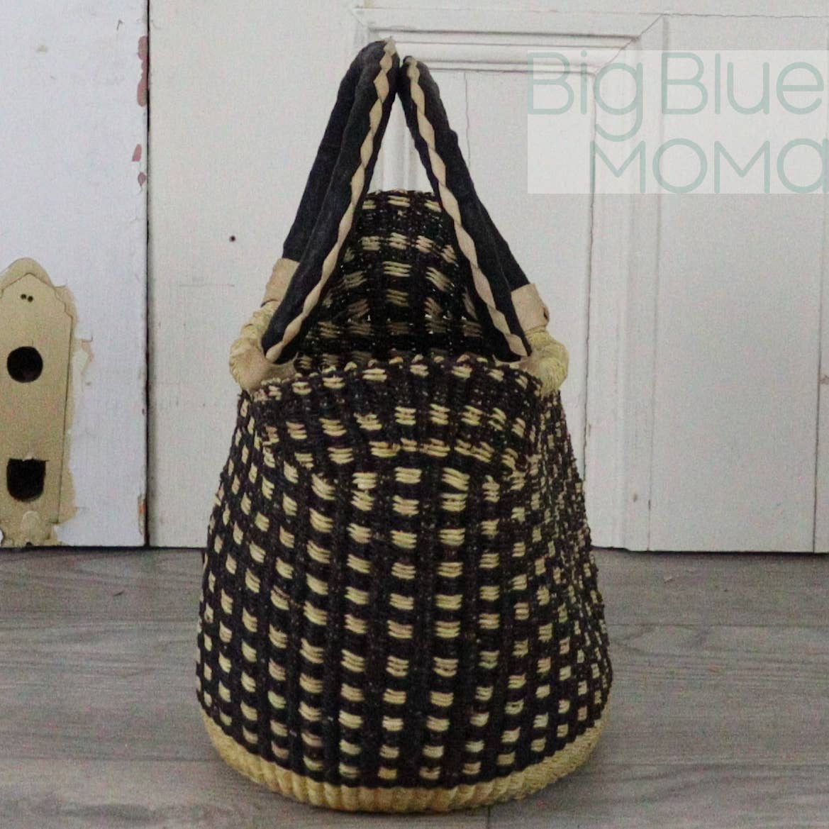 Big Blue Moma U Shopper Small - Natural Palette