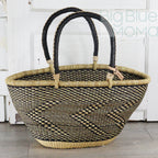Big Blue Moma Bolga Basket - Special Shopper Large - Natural Palette