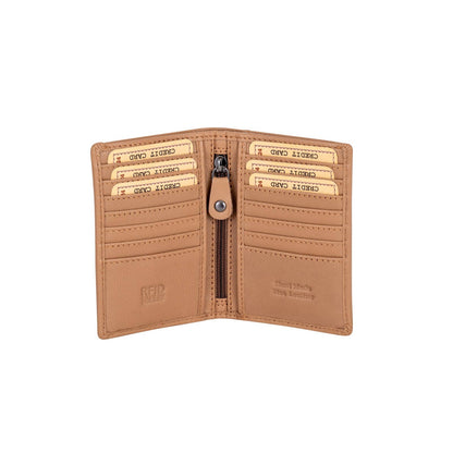 Greenwood Leather Pocket Card Holder Jamaica - Tan