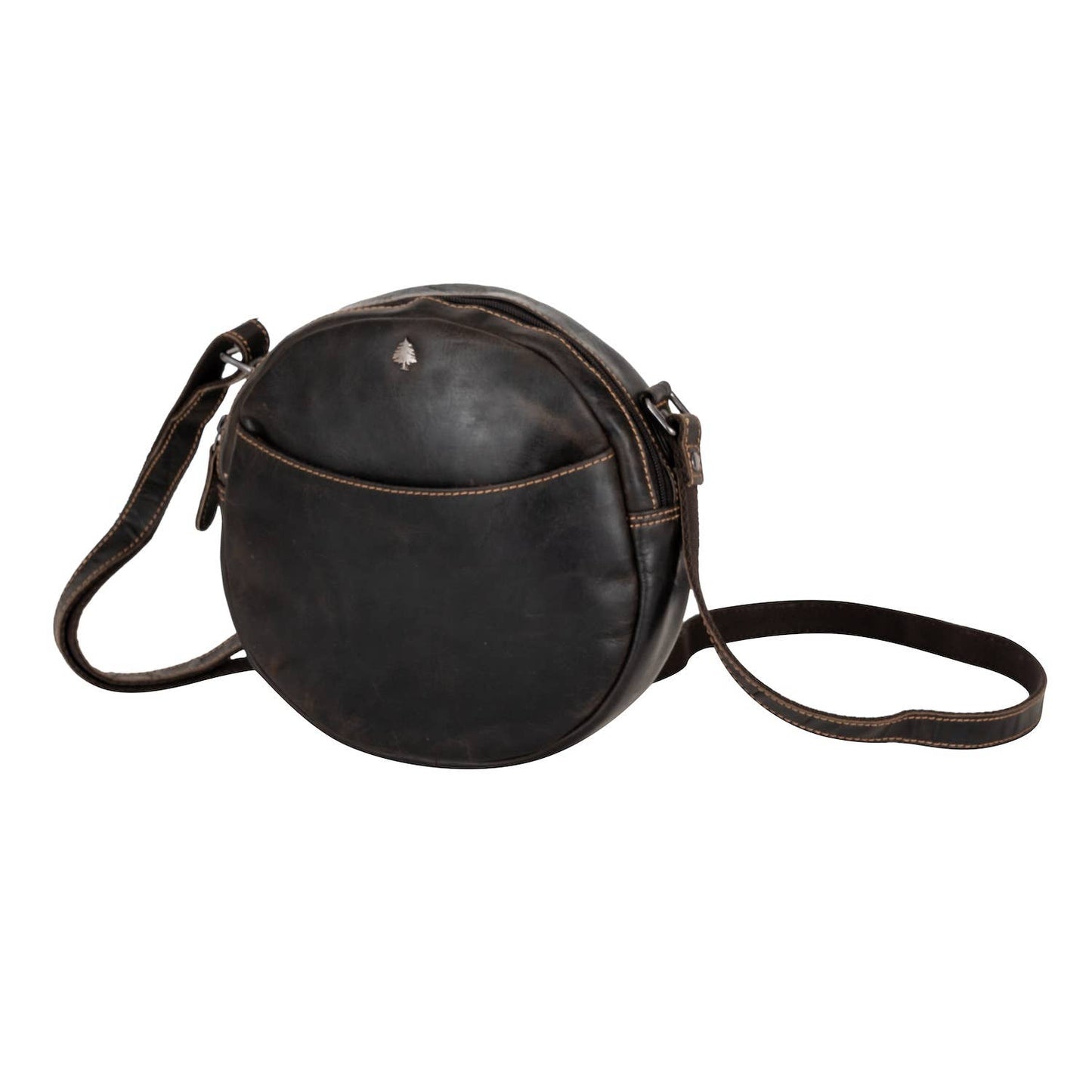 Greenwood Leather Sandy Shoulder Bag - Brown