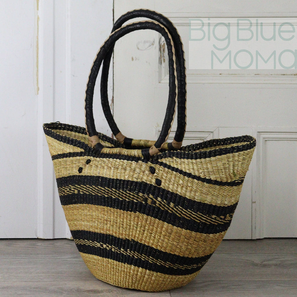 Big Blue Moma Shoulder Shopper - Natural Palette