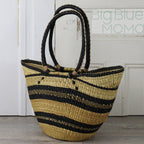 Big Blue Moma Shoulder Shopper - Natural Palette