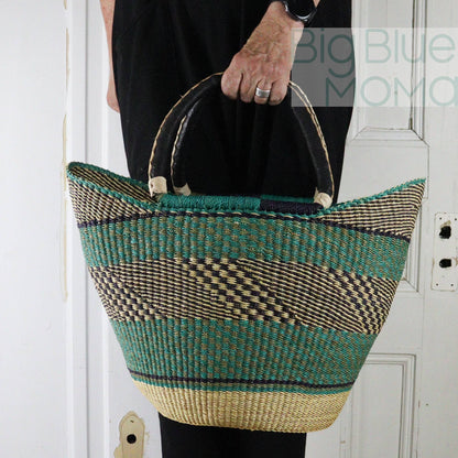 Big Blue Moma U Shopper Large - Traditional Palette