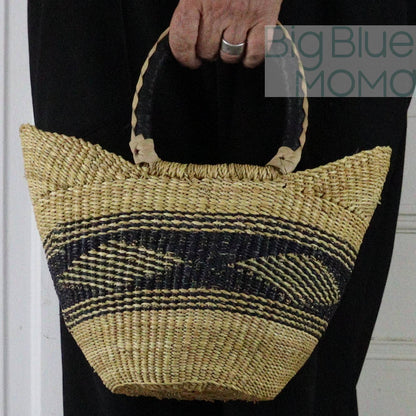 Big Blue Moma U Shopper Small - Natural Palette
