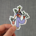 Plant Girl - 3" vinyl sticker