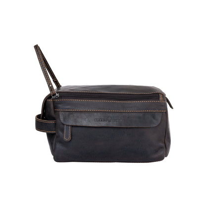 Greenwood Leather Darwin Travel Wash Bag - Sandal