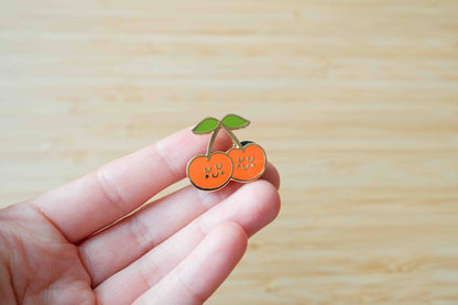 Cute Cherries - enamel pin 🍒