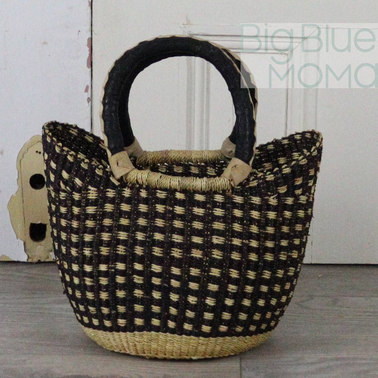Big Blue Moma U Shopper Small - Natural Palette
