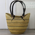Big Blue Moma Shoulder Shopper - Natural Palette