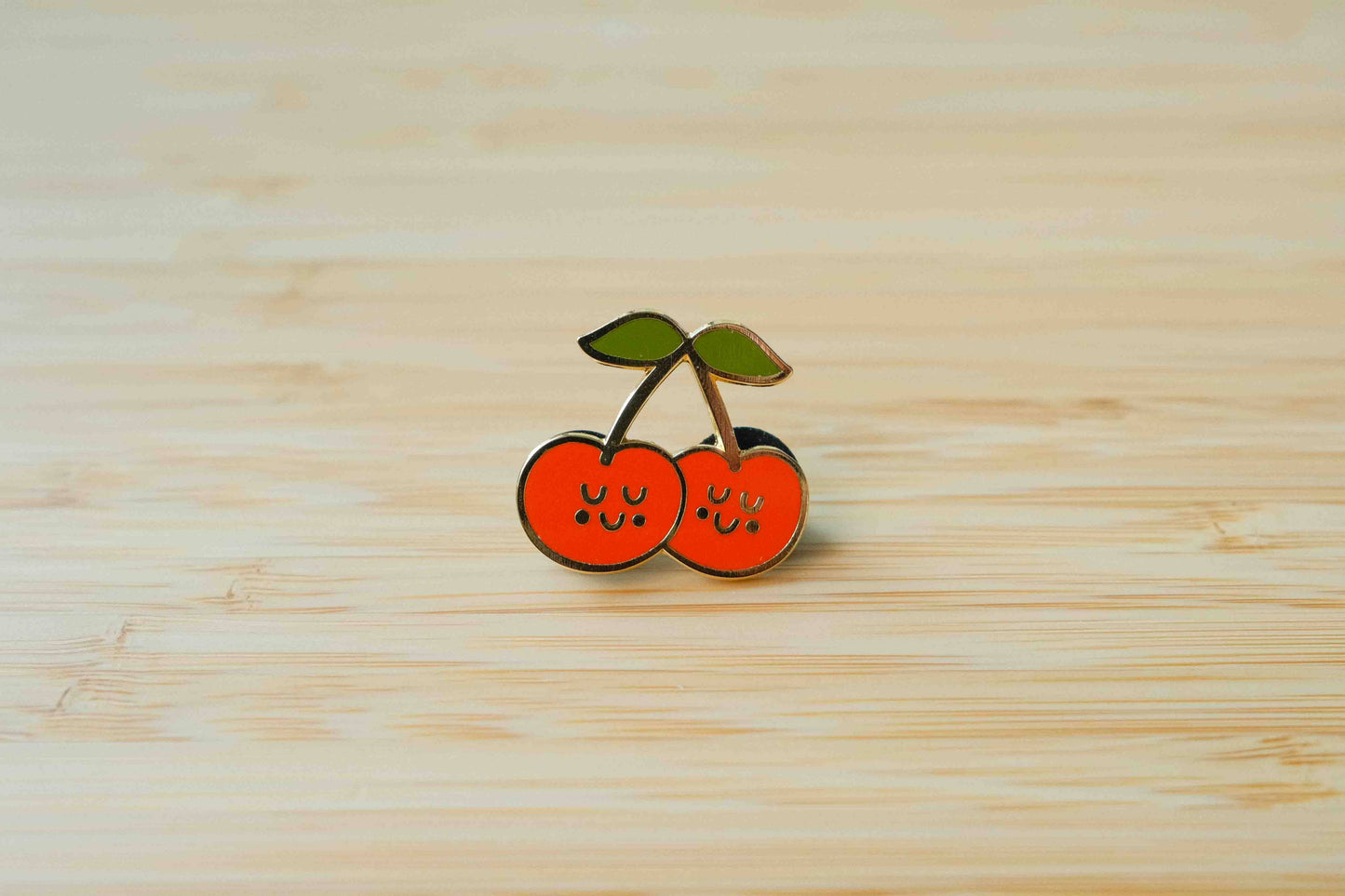 Cute Cherries - enamel pin 🍒