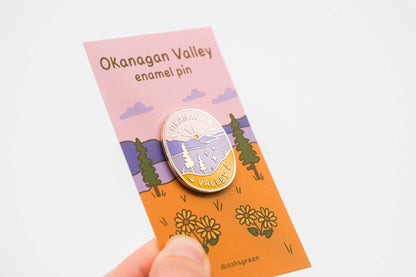 Okanagan Valley - enamel pin ✨