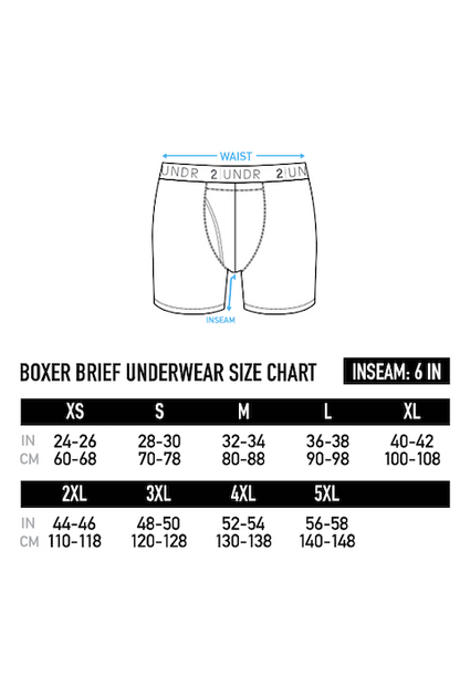 2UNDR SWING SHIFT 6" BOXER BRIEF DRIPPINGS