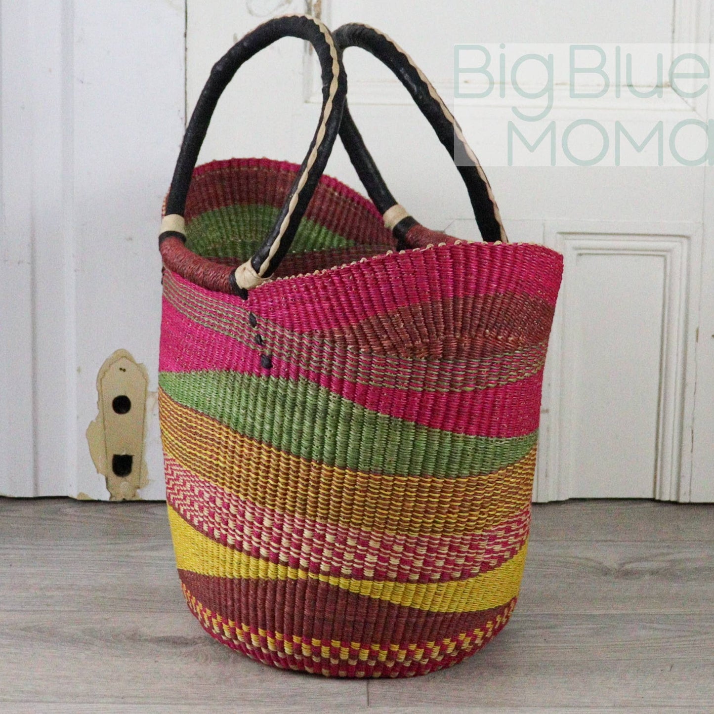 Big Blue Moma U Shopper Large - Traditional Palette