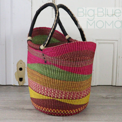 Big Blue Moma U Shopper Large - Traditional Palette