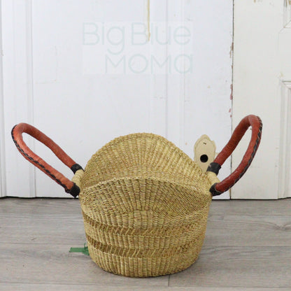 Big Blue Moma U Shopper Small Wide Mouth - Natural Palette  