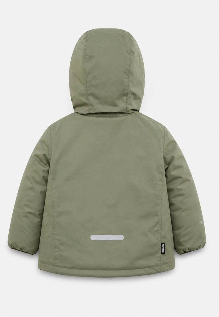 KidORCA Porteau Reversible Waterproof Puffer Jacket - Dusty Olive, additional product photograph 4