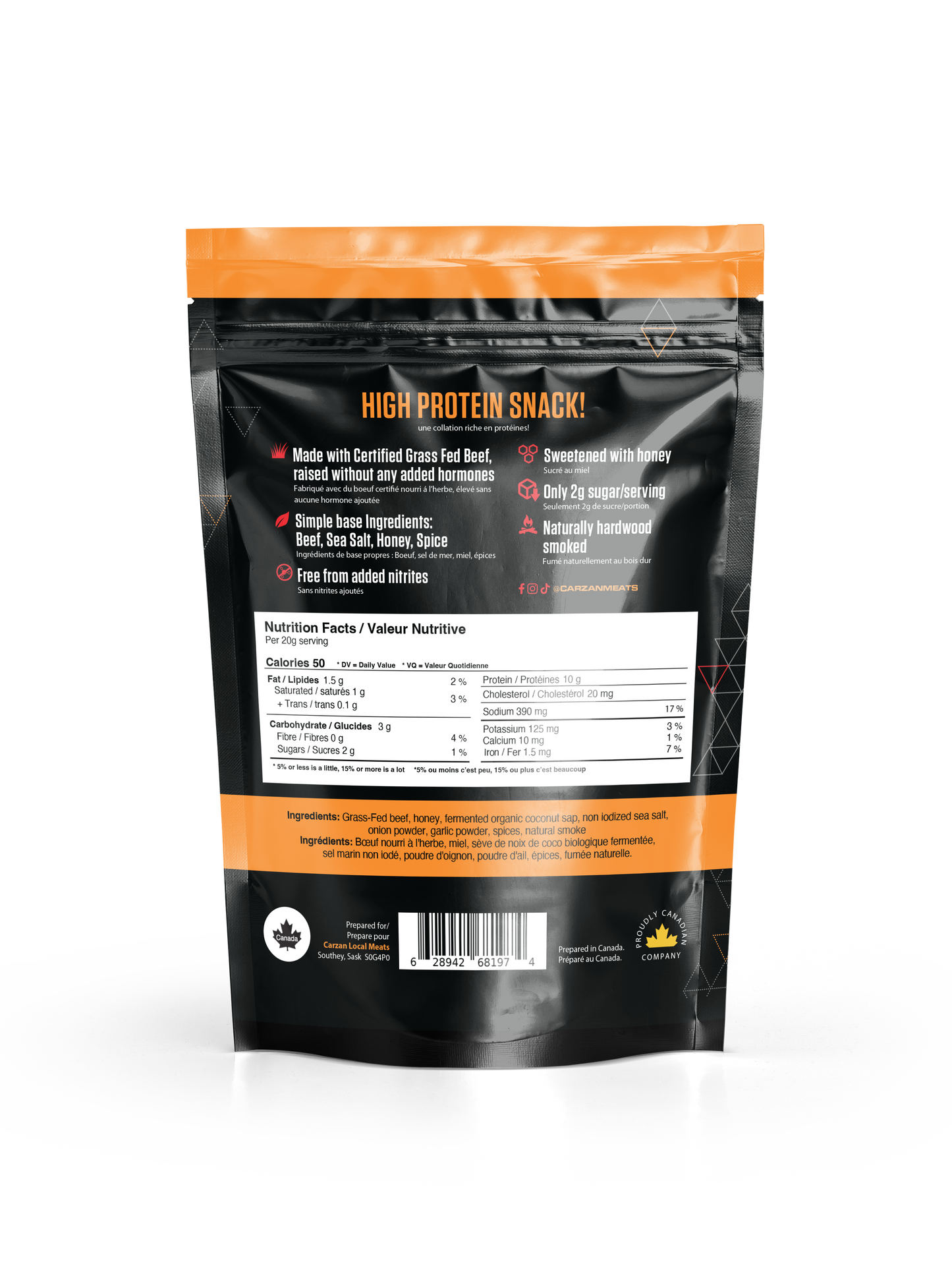 Carzan Teriyaki Beef Jerky