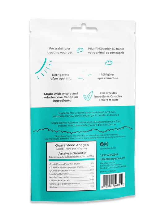 Lamb Treats For Dogs 100g/3.53oz