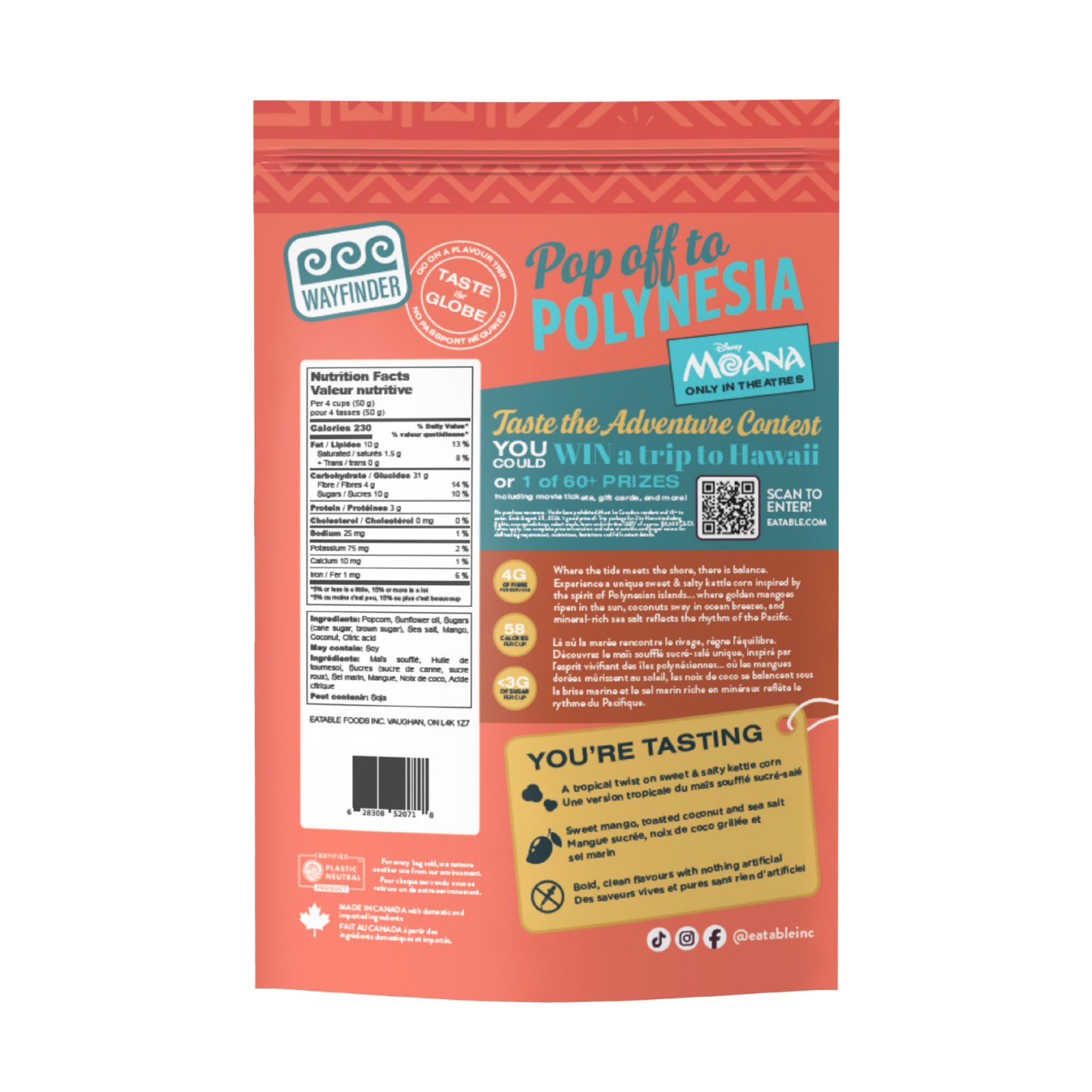 Eatable Tropical Tides - Disney's Moana Limited Edition