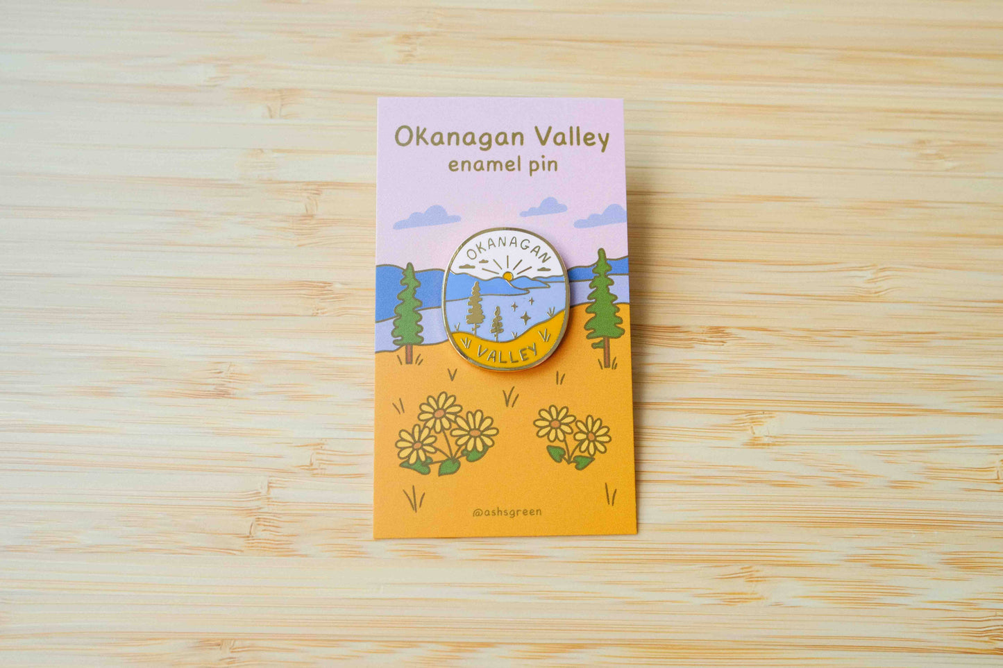 Okanagan Valley - enamel pin ✨