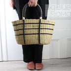 Big Blue Moma Braided Shopper