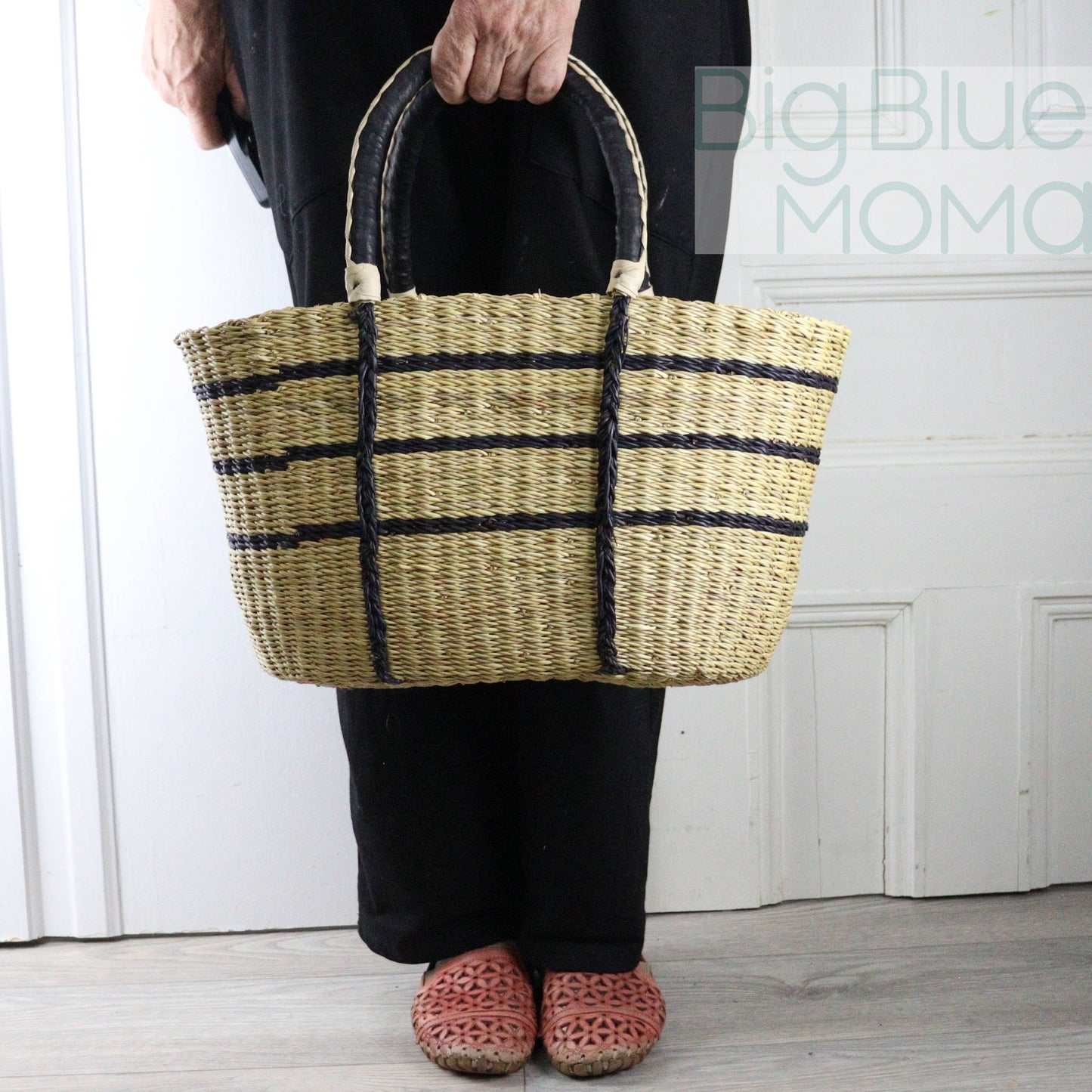 Big Blue Moma Braided Shopper