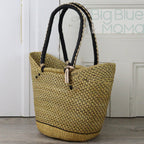 Big Blue Moma Shoulder Shopper - Natural Palette