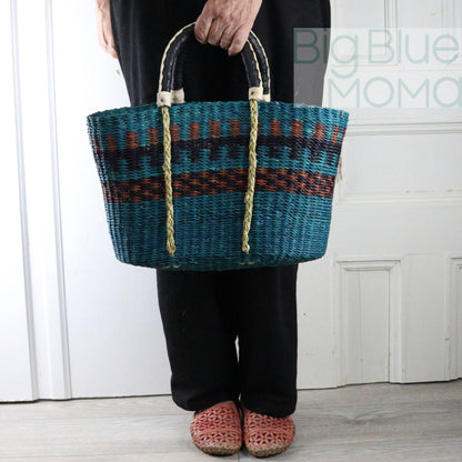 Big Blue Moma Braided Shopper