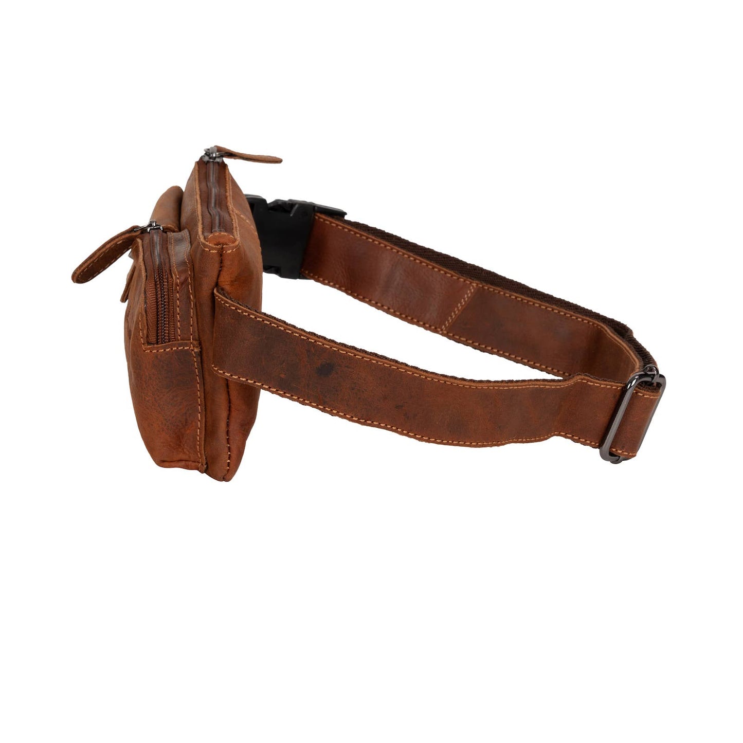 Greenwood Leather Kakadu Bum Bag - Brown